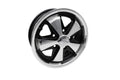 911 Alloy Gloss Black 15x5 1/2, 5x130 Bolt Pattern, 4 15/16" BS