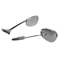 Chrome Albert Style Swan Neck Mirror Bug 1950-66 (Pair)