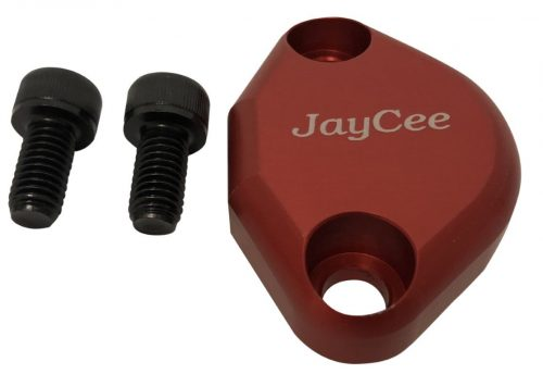 Red Low Profile Fuel Block Off