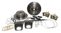 Rear Disc Brake Kit, Swing Axle Bug 1958-67 Double-Drilled 5x130 with 14x1.5mm Threads 5x4.75" with 12mm Threads Deluxe Kit