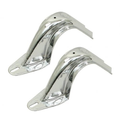 Chrome Deck Lid Brackets (Pair)