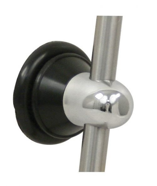 Antenna Dual Base Sidemount With Chrome Mounts (60" Cable)