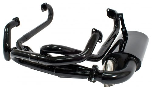 Sideflow Merged Exhaust System With Muffler