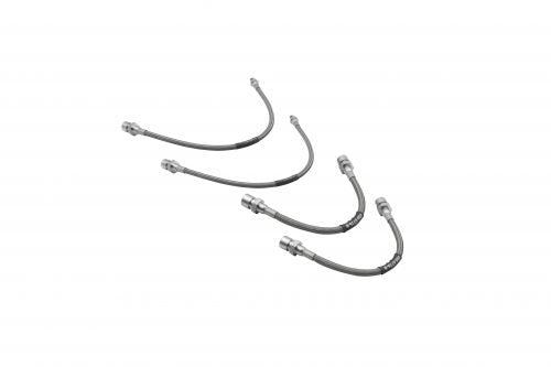 4-Piece Braided Stainless Brake Line Kit Bug 1965-68
