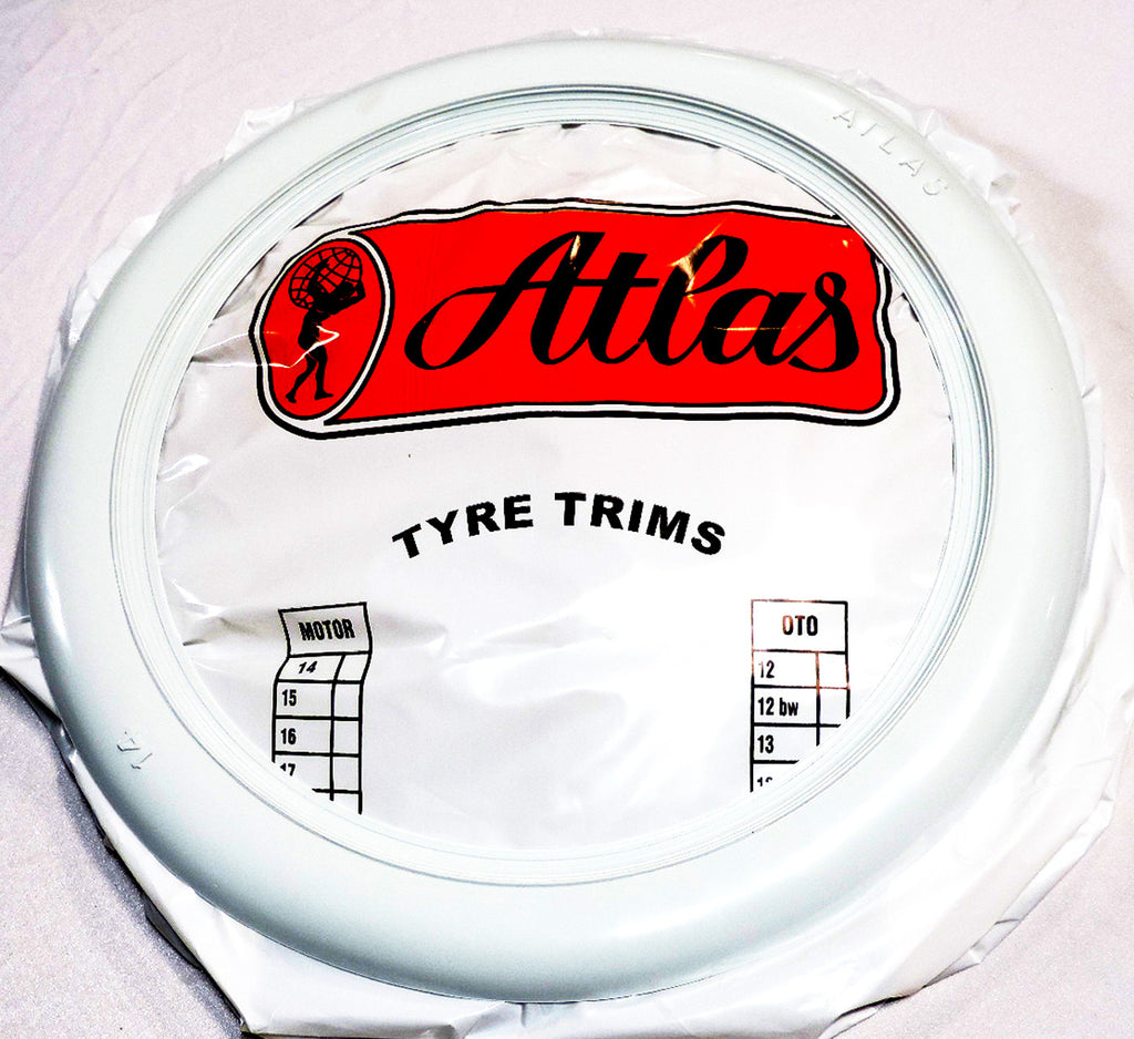 15" White Walls - 2inch (Set of 4)