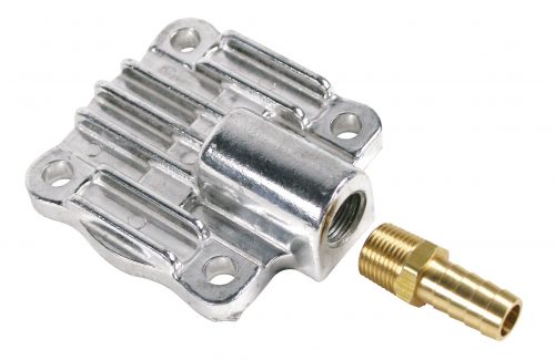 Aluminum Oil Pump Cover With Fitting & Gasket