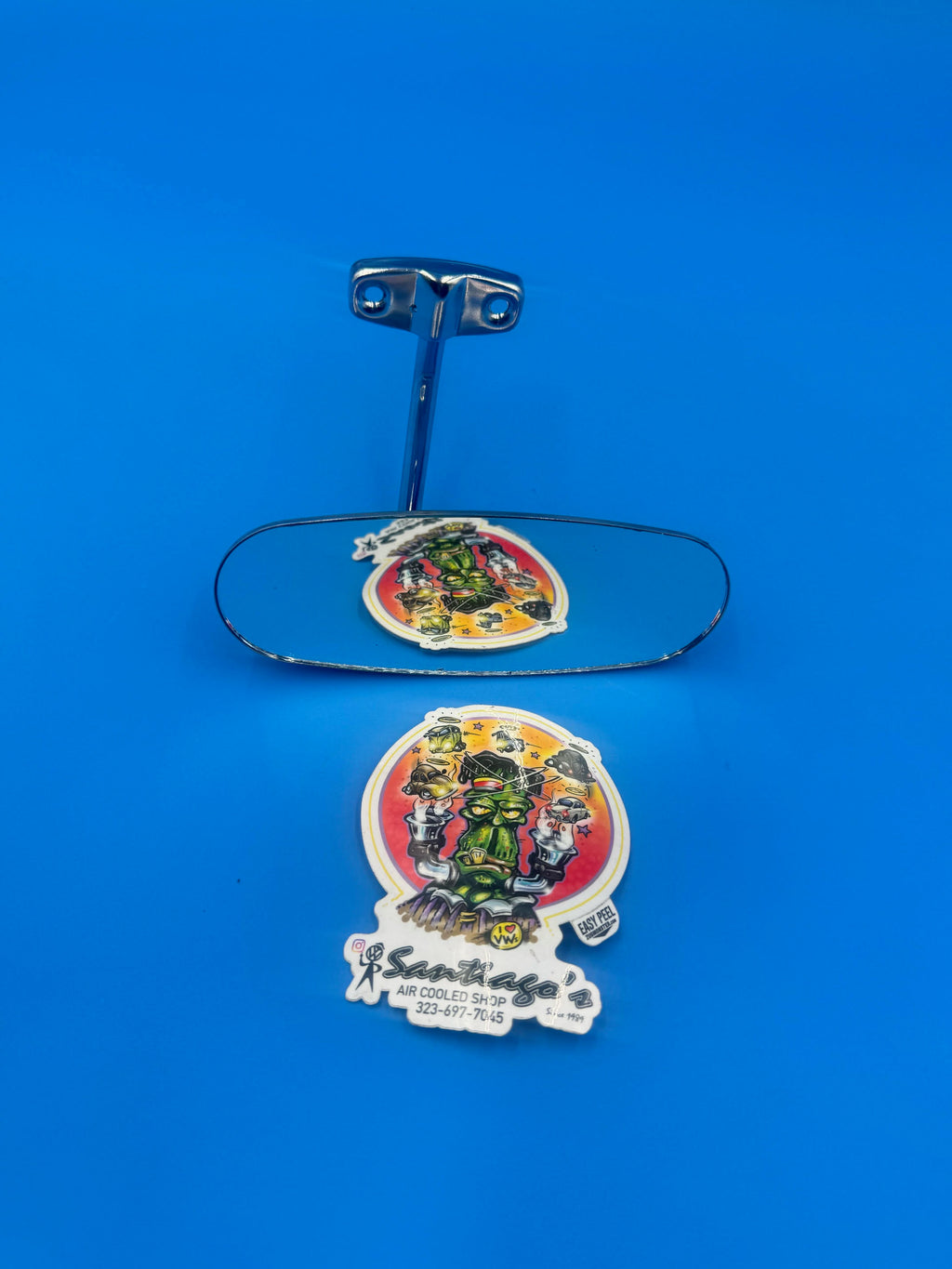 Chrome Rear View Mirror Bus 1955-64