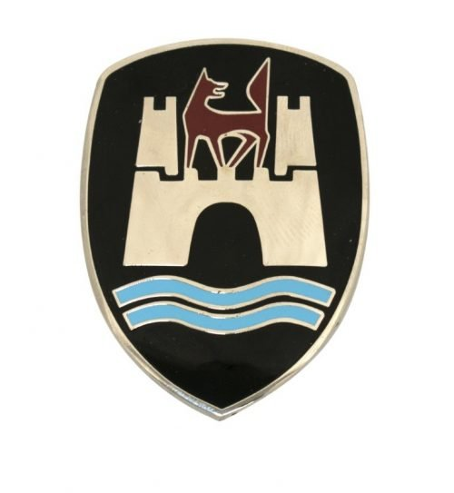 Black Wolfsburg Hood Crest Bug 1960-63