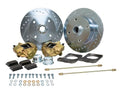 Bolt-On Front Disc Brake Kit Super Beetle 4-Lug 4x130mm Directional Drilled & Slotted Rotors