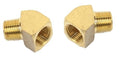 45 Degree 3/8" Male x 3/8" Female (2 pack)