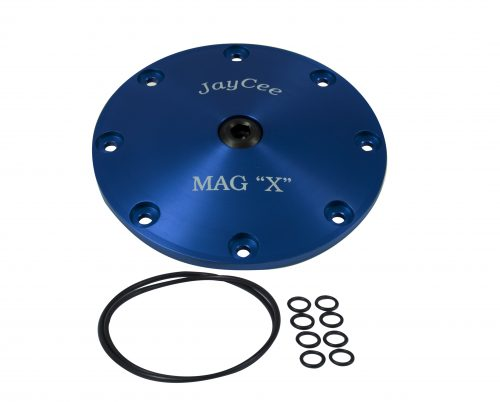 Blue 8-Bolt Mag X-Plate