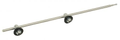 Antenna Dual Base Sidemount With Chrome Mounts (60" Cable)