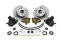 Front Disc Brake Kit, Link Pin, Double-Drilled 5x130 with 14x1.5mm threads / 5x4.75" with 12mm threads