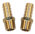 3/8" Male with 3/8" Hose Barb (2 pack)