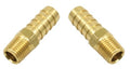 1/4" Male NPT with 2" Hose Barb (2 pack)
