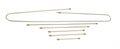 Steel Brake Line Kit Bug 1967-68 (6 Pieces)