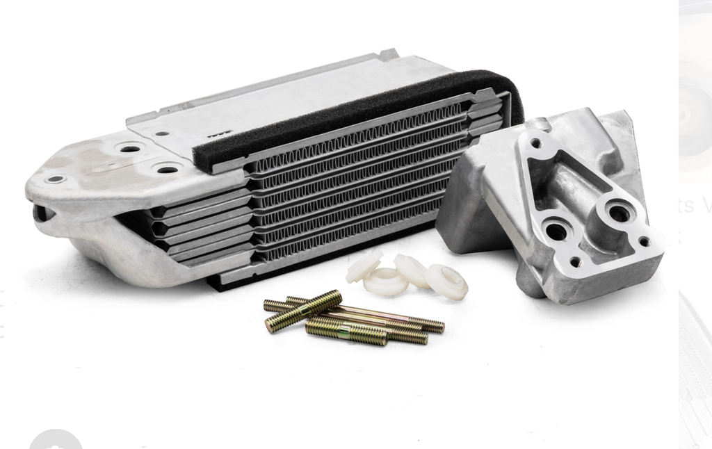 Aluminum 5 Plate Oil Cooler For 1300-1600cc With Doghouse Shroud