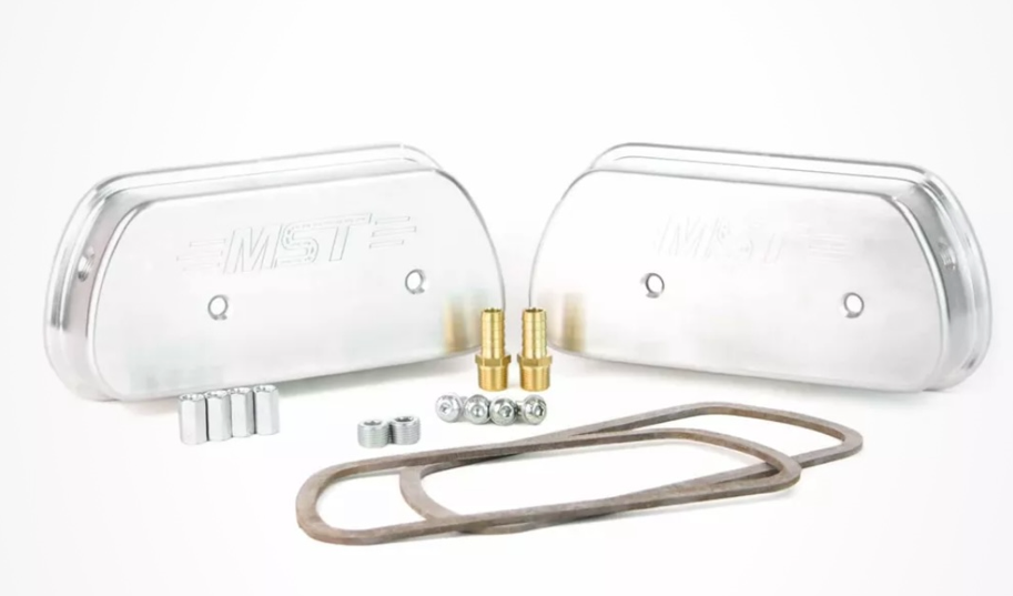 Vented Anodized Aluminum Finish Billet Valve Cover Set