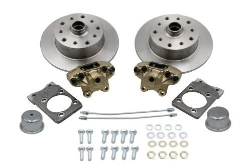 Bolt-On Front Disc Brake Kit 5-Lug Double Drilled 5x130mm and 5x4.75"