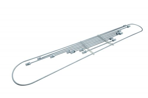 Steel Brake Line Kit Bug to 1966 (7 Pieces)