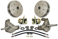 Drop Spindle 5/205 Front Disc Brake Kit, Double Drilled 5/130 with 14x1.5mm threads or 5/205 with 12x1.5mm threads, Link Pin