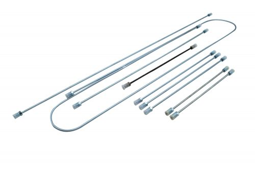 Steel Brake Line Kit Super Beetle 1971-79 (9 Pieces)