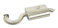 Stainless Steel Phat Boy Muffler For Merged Exhaust Bug