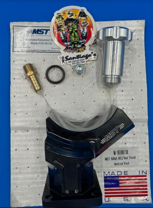 Black Billet Alternator/Generator Stand