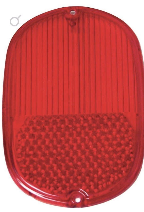 Red Tail Lights Lens Bus 1962-71 (Pair)