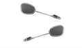 Albert Style Chrome Swan Neck Mirror Bug 1950-66 (Pair)