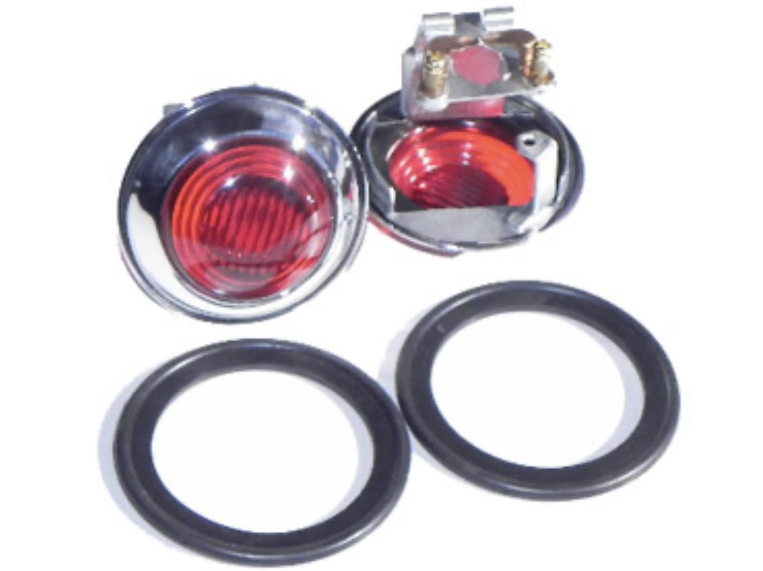 Red Tail Light Assembly Bus 1955 – 57 (Pair)
