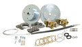 Rear Disc Brake Kit, Swing Axle Bug 1958-67, 4x130 with 14x1.5mm Threads, Drilled and Slotted Braking Surface